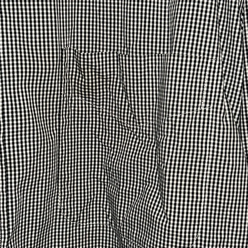 CM Gold Series Men's Black Checkered Casual Button Down Shirt - Picture 6 of 8